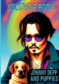Title: Johnny Depp and Puppies - Coloring Book: Adult Coloring Book for Relaxation, Author: Dee