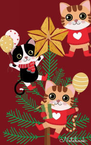 Title: Notebook Christmas Cats, Author: Judie Perry