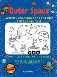 Title: Outer Space Coloring Activity Book, Author: Judie Perry