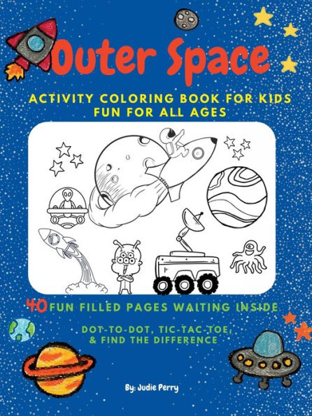 Outer Space Coloring Activity Book