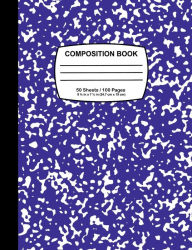 Title: Classic Blue Composition Notebook: Traditional College Ruled, Author: Digital Attic Studio