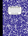 Classic Blue Composition Notebook: Traditional College Ruled