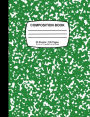 Classic Green Composition Notebook: Traditional College Ruled