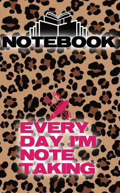 Hardcover Leopard Animal Print Paperback Notebook (College Ruled Lined Paper, 120 pages, 6" x 9")