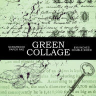 Title: Vintage Green Collage: Scrapbook Paper Pad, Author: Digital Attic Studio
