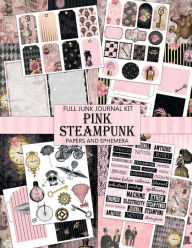 Title: Vintage Pink Steampunk: Junk Journal Kit, Author: Digital Attic Studio