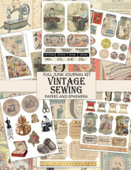 Title: Vintage Sewing Junk Journal Kit, Author: Digital Attic Studio