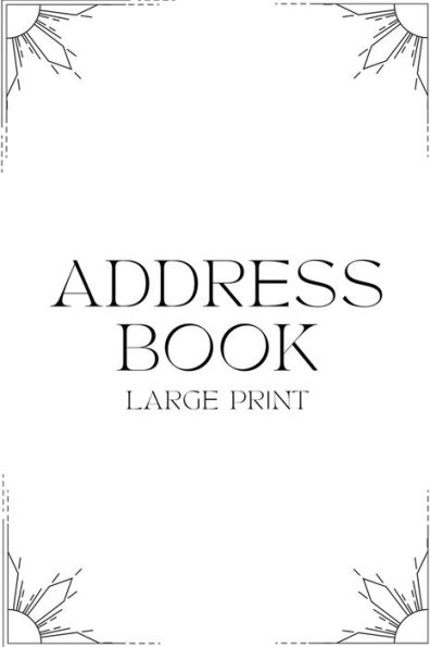 Address Book - Large Print