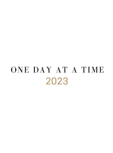 Daily Planner: One Day at a Time 2023: