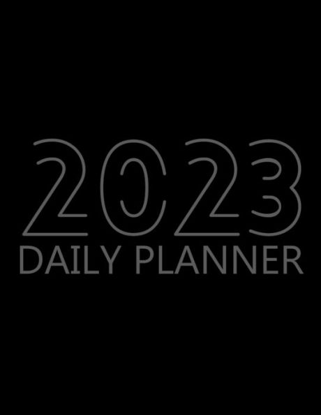 2023 Daily planner: 12 Month Organizer, Agenda for 365 Days, One Page Per Day with Priorities and To-Do List, Hourly Organizer Book