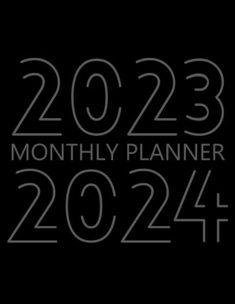 2023 2024 Monthly planner: 24 Month Agenda, Monthly Organizer Book for Activities and Appointments, 2 Year Calendar Notebook