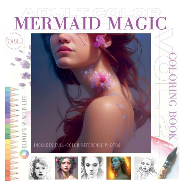 Mermaid Magic Adult Coloring Book Vol. 2