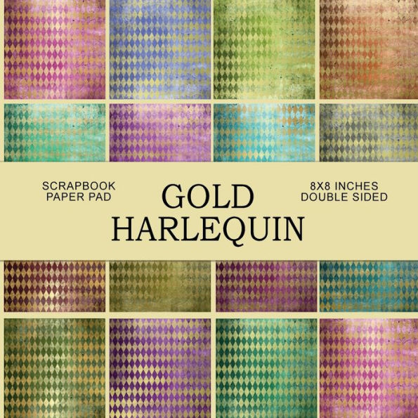 Gold Harlequin: Scrapbook Paper Pad