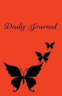 Red Butterfly Journal: Beautiful Paperback Notebook