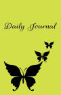 Yellow Butterfly Journal: Beautiful Paperback Notebook