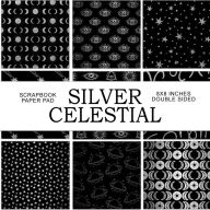 Title: Silver Celestial Pattern: Scrapbook Paper Pad, Author: Digital Attic Studio