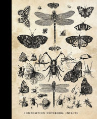 Title: Composition Notebook: Insects:Vintage Entomology Cover: Wide Ruled Journal, Author: Vintage Revisited Stationery