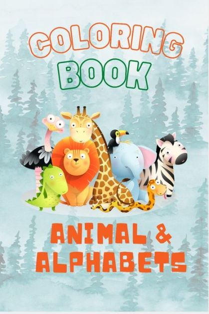 COLORING BOOK FOR KIDS-ANIMAL & ALPHABETS by PUNEET JUNEJA, Paperback ...