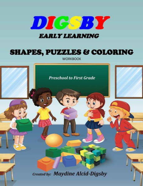 Digsby Early Learning Shapes, Puzzles and Coloring: Preschool to First Grade