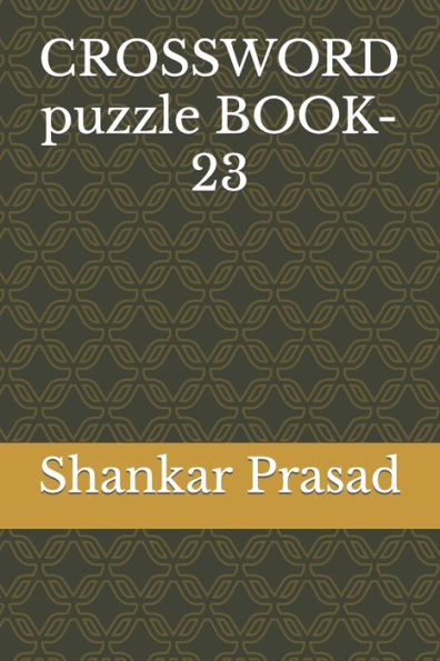 CROSSWORD puzzle BOOK