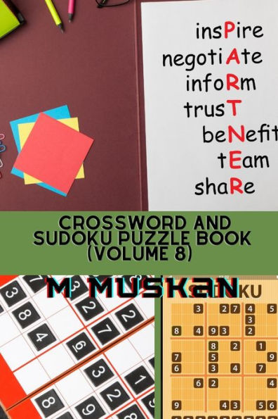 Crossword and Sudoku Puzzle Book (Volume 8 )