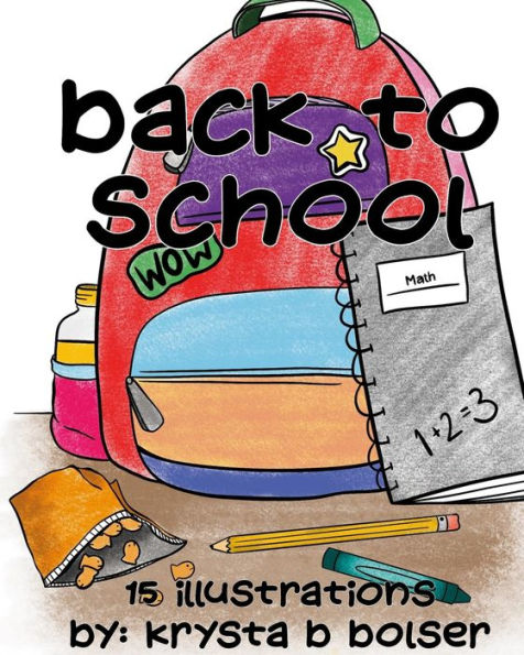 Back to School: Coloring Book for Kids