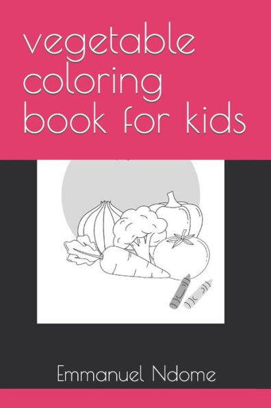 vegetable coloring book for kids