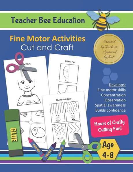 Cut and Craft: Fine Motor Activities - Hours of Crafty Cutting Fun