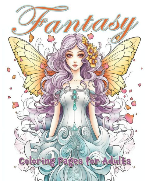 Fantasy: Coloring book for Adults