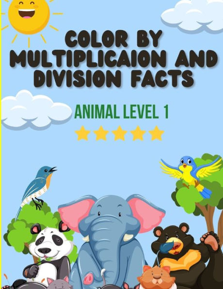 Color By Number: Multiplication and Division Facts Level 1