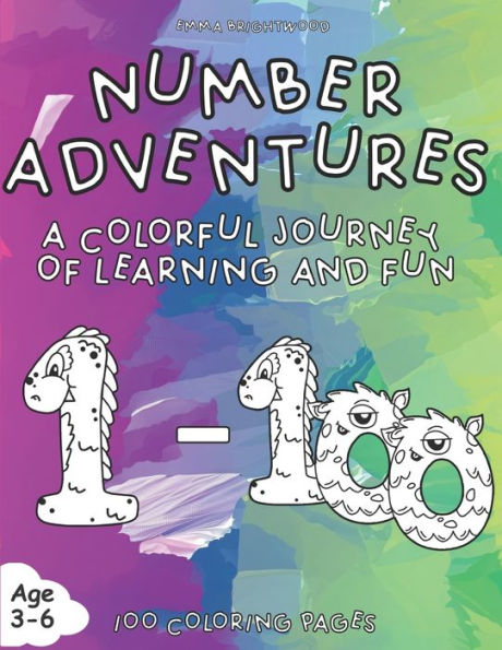 Number Adventures: A Coloring Book for Preschoolers