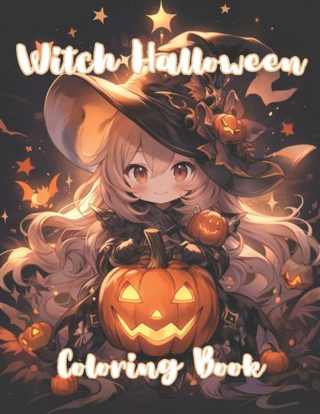 Witch Halloween Coloring book