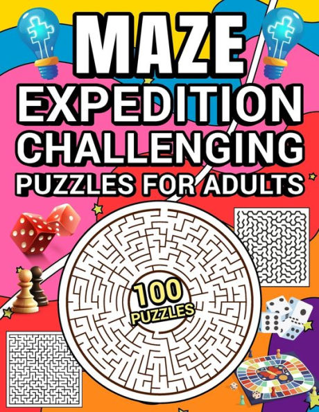 Maze Expedition: Challenging Puzzles for Adults