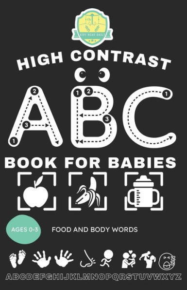 High Contrast Book For Babies: Abc Books For Kids Ages 0-3