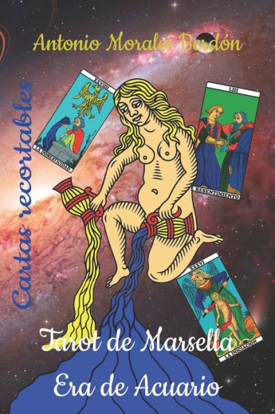 Tarot de Marsella Era de Acuario: Cartas recortables
