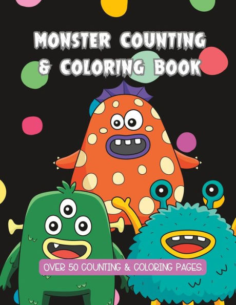 Monster Counting and Coloring Book