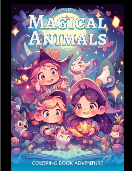 Magical Animals: A Coloring Book Adventure