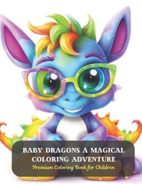 Baby Dragons A Magical Coloring Adventure: Premium Coloring Book for Children