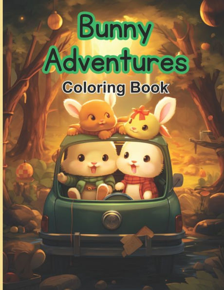 Bunny Adventures Coloring Book