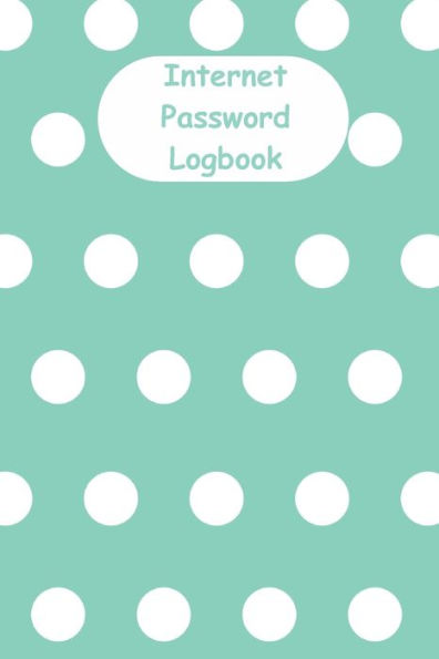 Internet Password Logbook: Small Logbook Keeper 6" x 9":