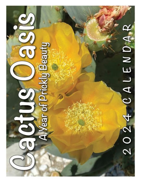 Cactus Oasis 2024 Wall Calendar