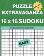 Puzzle Extravaganza: 16x16 Sudoku Volume 2 - 300 Easy Level Puzzles and Solutions