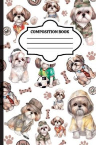 Title: Wide Ruled Composition Notebook (6 x 9 inch) Cute Shih Tzu Cover, Author: Kp @. Kdc
