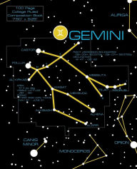 Title: Gemini Zodiac Sign College Ruled Composition Book: 7.5