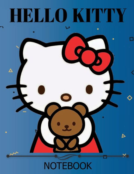 Hello kitty Notebook: Composition Notebook For Girls Teen And Women Paper Small Mini Mermaid College Ruled School Cute My Melody Pen Tiny