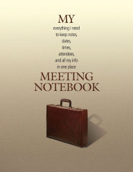 Title: Meeting Notebook, Author: Benrietta's Bookshelf