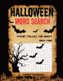 Halloween Word Search: Spooky Puzzles for Adults, Large Print