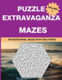Puzzle Extravaganza: Mazes Volume 5 - 100 Hexagonal Mazes with Solutions