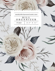 Title: Bill Organizer- Cream Floral, Author: Freedom Books