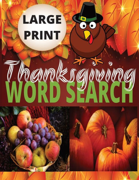 Thanksgiving Word Search Book - Large Print